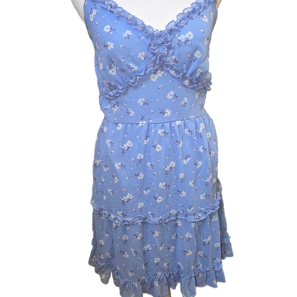 Liberty Love Blue Floral Dress - Picture 1 of 3
